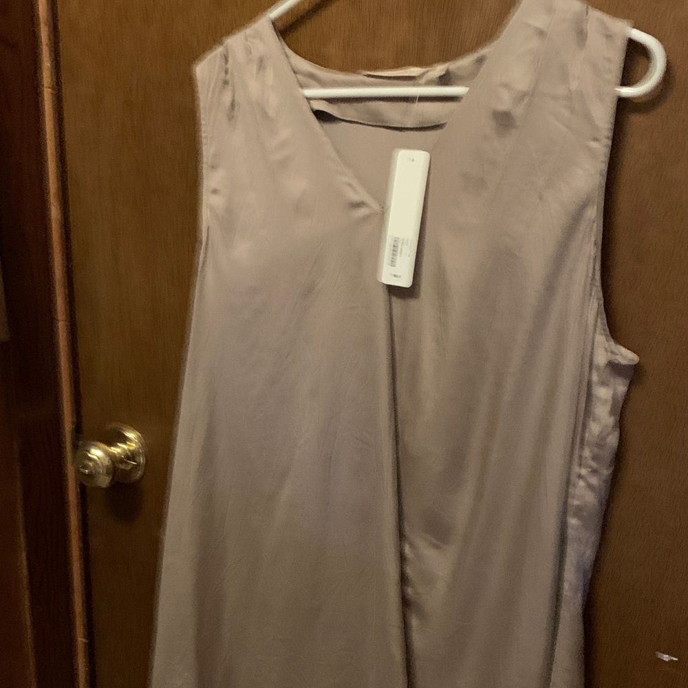 Soft Surroundings Beige Sleeveless Top